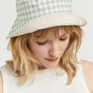 Reitmans Green Gingham Bucket Hat
